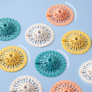 Volcano Floor Drain Cover Hair Filter For Bathroom Kitchen Sink Modern Design Blue Yellow Orange White - Product Image 3