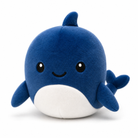 Peluche Baleine Bleue en Gros, Coton PP, Logo Personnalisé, Cadeau Promotionnel OEM, Fourniture en Vrac, Jouet en Peluche pour Fête d'Enfants