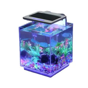 Sunsun Nieuwe Patent Nano View Aquarium Waterdichte Verf Voor Vis Tanks Voor Kantoor Tafel