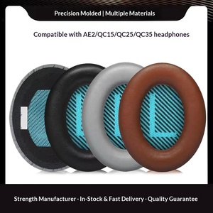 Coussinets d'oreille en cuir d'agneau pour casques antibruit <span class=keywords><strong>Bose</strong></span> QC35 QC25 QC15 AE2, coussinets d'oreille confortables - Product Image 5
