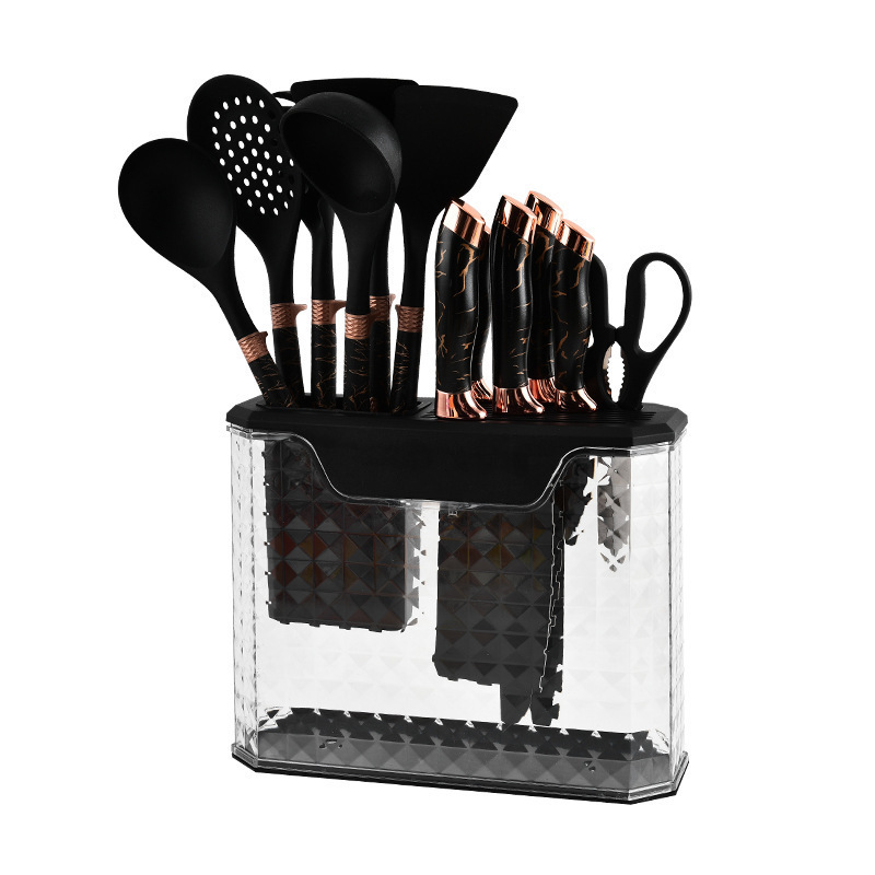 13-Piece Non-Stick Silicone Kitchenware & Knife Set – Multi-Function Utensil Combo - View 2