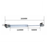 Tige de support à ressort à gaz du fabricant, vérin hydraulique pour applications d'ouverture ascendante des portes d'armoires et des meubles, fixation incluse