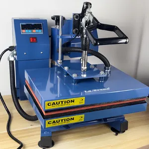 Upgrade Double Sided T-shirt Heat Transfer Machine Digital 29*38 Flat Ironing Heat Press Machine Manual Transfer Equipment