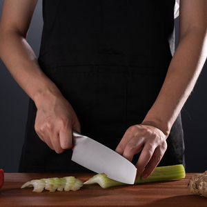 Chất lượng cao Nhật Bản phong cách 6-inch Santoku dao cá heo loạt 9cr18mov Composite thép với ABS xử lý mạ vật liệu thép - Product Image 5