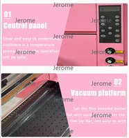 Impresora UV DTF Rosa A3 en Oferta, Cabezales de Impresión Duales XP600 con Laminador Incorporado para Impresión de Tazas y Etiquetas, Stock en EE. UU.