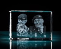 Cube en verre de cristal personnalisée, Plaque en cristal vierge, cadeau de gravure Laser 3d, pièces