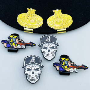 Clip para Gorra de Golf con Diseño de Calavera de Halloween, Aleación de Zinc, Esmalte, Personaje de Dibujos Animados, Accesorio para Uso en Exteriores - Product Image 1