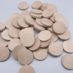 Discos Redondos de Madera para Manualidades, 25, 30, 35, 38, 40, 50 mm, Madera Maciza para Proyectos de Bricolaje, Adornos Hechos a Mano - Product Image 1