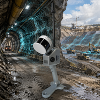 Escáner LiDAR SLAM Portátil GEOSUN GS-130G de Alta Precisión, 1.7 kg, Multiplataforma, Equipo de Mapeo Láser 3D para Cuevas, Directo de Fábrica