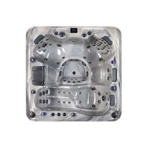 Bain à remous extérieur Sunrans Premium <span class=keywords><strong>4</strong></span> <span class=keywords><strong>places</strong></span> et 1 salon, système de contrôle Balboa, <span class=keywords><strong>spa</strong></span> à remous en <span class=keywords><strong>acrylique</strong></span> - Product Image 2