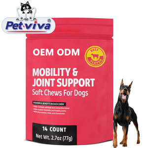 益生菌咬南瓜味软咀嚼亚麻籽油维生素e山梨酸支持狗免疫消化补充剂 - Product Image 4