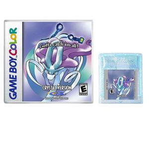 GBC Pokemoned Version Crystal Legacy Or Argent Cartouche de Jeu Vidéo Carte 7 Couleurs Plastique avec Boîte - Product Image 2
