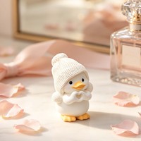 Nouvelles idées : Moule en silicone en forme de canard avec chapeau et cœur, pour bougies parfumées, plâtre et résine DIY fait main