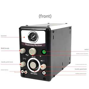 Machine de gravure pneumatique à double tête Yunqingtech pour bijoux, outils et équipements de bijouterie, machines de gravure manuelles pneumatiques - Product Image 5