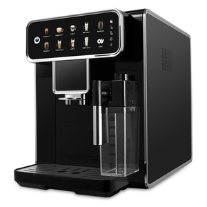 Cafetera Espresso automática multifuncional eléctrica con pantalla táctil comercial, máquina de café Profesional con Espumador de leche - Product Image 2