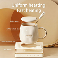 Nouveaux modèles chauffe-tasse thermostatique avec contrôle de la température, tasse chaude pour café, lait, thé, coussin chauffant en céramique