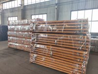 Gabarit d'ingénierie Support d'échafaudage réglable en acier Surface galvanisée peinte par pulvérisation pour la construction