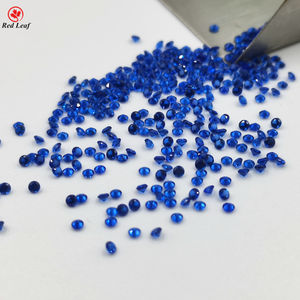 Redleaf พลอยเผาขนาดเล็ก113 # หินสีฟ้าสังเคราะห์สปินเนล5A ราคาพลอยกลม <span class=keywords><strong>Spinel</strong></span> หลวม - Product Image 2