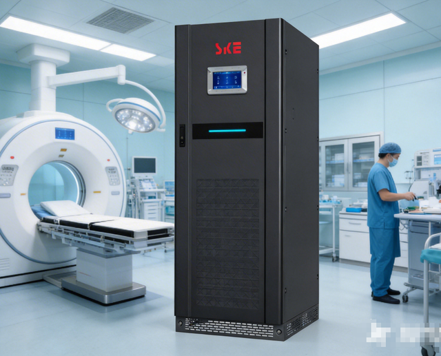 SKE LiFePO4 Lithium Battery Three Phase 380V/400V/415VAC 40~70Hz Industrial Online UPS 20KVA 16KW 0ms Transfer Time Pure Sine