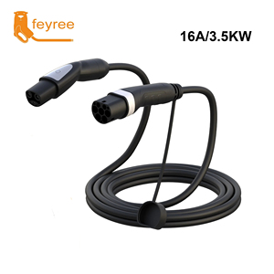 feyree <b>Type</b> <b>2</b> to NACS 3.5kW Single Phase <b>EV</b> <b>Charging</b> <b>Cable</b> for Tesla Cars Public <b>EV</b> <b>Charging</b> Station - Product Image 1