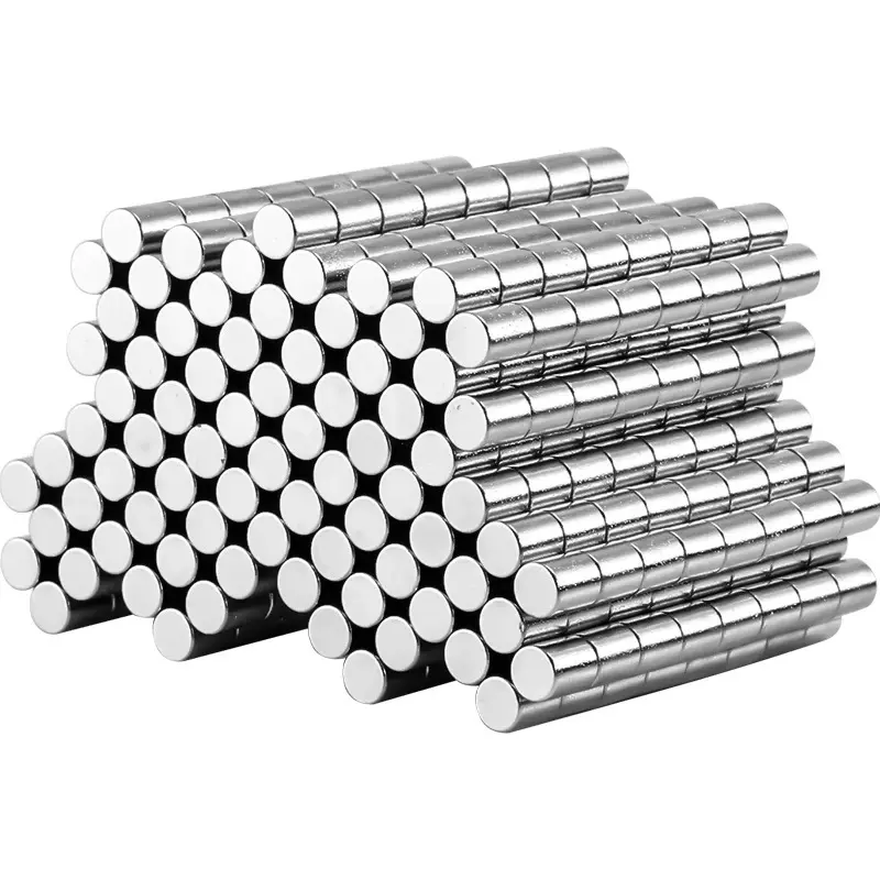 Super Strong N52 Cylinder Magnets Thickness Magnetized Cylinder Neodymium Magnets Cylinder N52