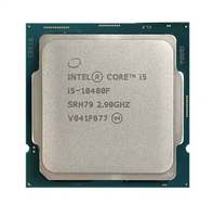 Processeur Intel Core i5-10400F LGA 1200 12 Mo pour ordinateur de bureau, neuf en boîte avec ventilateur de refroidissement