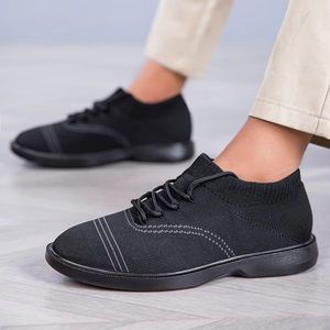 Chaussures décontractées pour hommes en gros d'usine, mocassins respirants à empeigne en maille, couleur et taille personnalisables, confortables à enfiler ou à lacets, vente en gros - Product Image 3