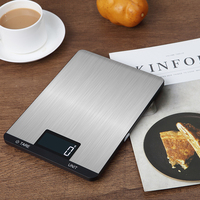 Báscula de Cocina Electrónica Inteligente de Plástico ABS, Báscula Digital con Pantalla, Aplicación Gratuita, Certificación ROHS, Forma Rectangular, Uso en el Hogar y la Oficina