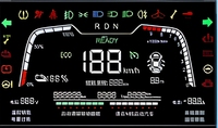 Layar LCD untuk Panel Instrumen Digital Sepeda Motor