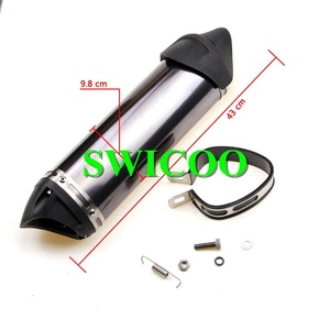 Haute qualité 100*295 38mm <span class=keywords><strong>moto</strong></span> silencieux tuyau d'alimentation pour 125/<span class=keywords><strong>200</strong></span>/250cc ATV Quad Dirt Bike Buggy - Product Image 4