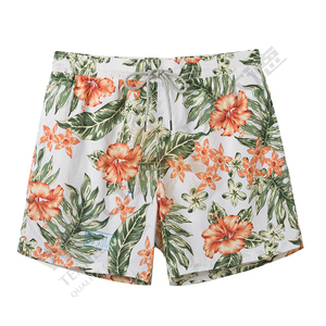 Bañador de Natación para Hombre de Alta Calidad al por Mayor, Shorts Transpirables con Estampado de Flores y Hojas a Precio de Fabricante - Product Image 3
