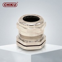 Presse-étoupe en laiton nickelé anti-corrosion, certification CE UL ATEX, IP68, presse-étoupe métallique pour câbles d'automatisation industrielle