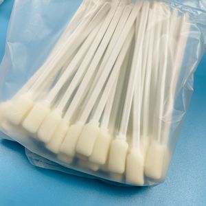 Penyeka pembersih kepala busa persegi panjang 128mm spons panjang aplikator permukaan perawatan luka - Product Image 2