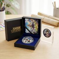 Pièce de défi personnalisée en émail, pièce en métal personnalisée sur le thème de l'anime et du dessin animé, collection d'art de jeu, souvenir commémoratif, cadeau