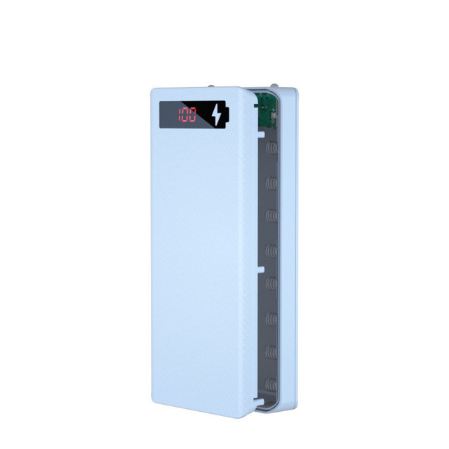 Dual USB Micro USB Type C Power Bank Shell 5V DIY Shell 18650 Holder Cases Detachable Battery Charge Storage Box Without