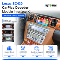Módulo de Interfaz Inalámbrica Apple CarPlay y Android Auto para Lexus SC430 2001-2010, Actualización de Pantalla Táctil RGB Original