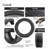 Pneu radial de chariot de golf Genek 205/40-14 de haute qualité, nouvelle génération, en caoutchouc noir, 4 plis, kit de réparation pour VTT