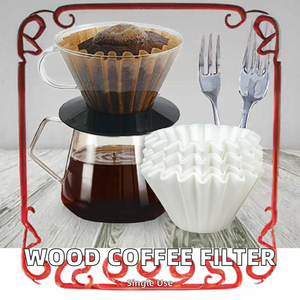 Filtro de Café Redondo Desechable de Madera <span class=keywords><strong>KAIKE</strong></span> para Uso Comercial, Cesta Original para Café de Goteo Estilo Americano - Product Image 2