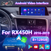 Interface vidéo multimédia Android Carplay Lsailt pour Lexus RX 350 RX450h RX200t RX350L RX450L RX300 RX350 de 2016 à 2019