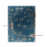 Placa de brazo de cuatro núcleos, módulo RK3566 4G, placa de sistema integrado, placa base Android para señalización Digital,