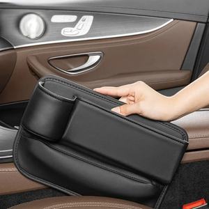Accesorios para Automóviles, Organizador de Cuero de Lujo para Rellenar el Espacio entre los Asientos, Caja de Almacenamiento para el Asiento Delantero - Product Image 3