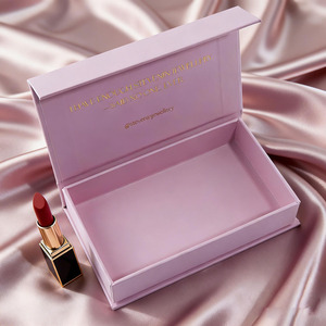 Caja Especial para Labiales Hecha a Mano - Papel <span class=keywords><strong>Duro</strong></span>, con Cierre Magnético y Logotipo Personalizado, Caja Vacía Reciclable - Product Image 1