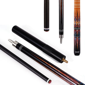 Taco de billar estándar de fibra de carbono <span class=keywords><strong>Real</strong></span>, estructura de dos piezas de 58 pulgadas, interfaz de acero inoxidable con punta de 11,5mm y 12,5mm - Product Image 3