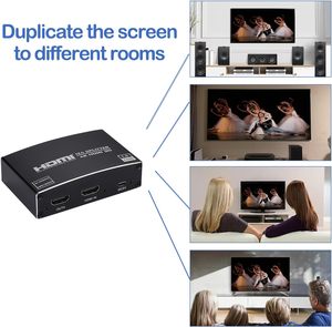 Répartiteur HDMI OEM 1 entrée 4 sorties 4K30Hz 3D 10.2Gbps EDID, réplicateur d'écran et distributeur audio pour <span class=keywords><strong>TV</strong></span>, moniteur, projecteur, PS5, <span class=keywords><strong>lecteur</strong></span> <span class=keywords><strong>DVD</strong></span> - Product Image 6