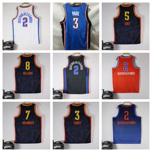 サンダーNo.2アレクサンダーカスタマイズ可能バスケットボールスーツホットプレスジャージー0 # Wei Shao 13 # George 7 # Anthony-外国貿易供給 - Product Image 2