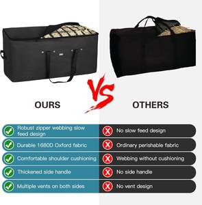 กระเป๋าใส่หญ้าแห้งสำหรับม้าและปศุสัตว์ ขนาดใหญ่ แบบกำหนดเองได้ ตัวอย่างสินค้าฟรี - Product Image 4