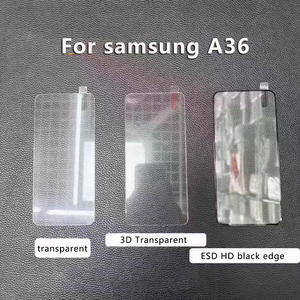 Film de protection d'écran transparent 3D antistatique en verre trempé à haute teneur en aluminium pour Samsung Galaxy A56 A36 A26 - Product Image 4