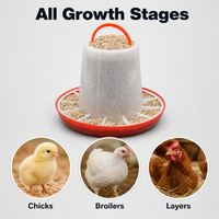 Nouvel abreuvoir automatique en plastique PP pour poussins, longue durée de vie, utilisation à la ferme, alimentation des poulets