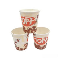 Gobelet en papier écologique jetable à paroi simple, enduit de PE, personnalisé, 12 oz, pour café chaud, thé, eau minérale et boissons énergisantes