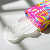Compresa sanitaria de alta calidad impresa personalizada embalaje olor a prueba de humedad cuatro lados sellado trasero medio sellado bolsa de mylar